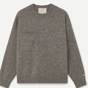 Gray Crew Neck Sweater